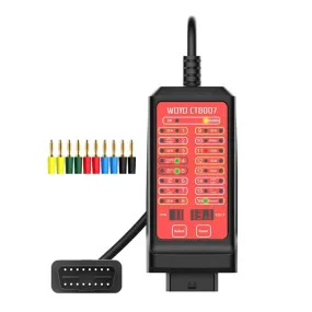 12V 24V Portable CAN Tester 16 Pin Break Out Box Detection CAN Bus Circuit Tester Vehicle Diagnosis On-Board Diagnostics Tester