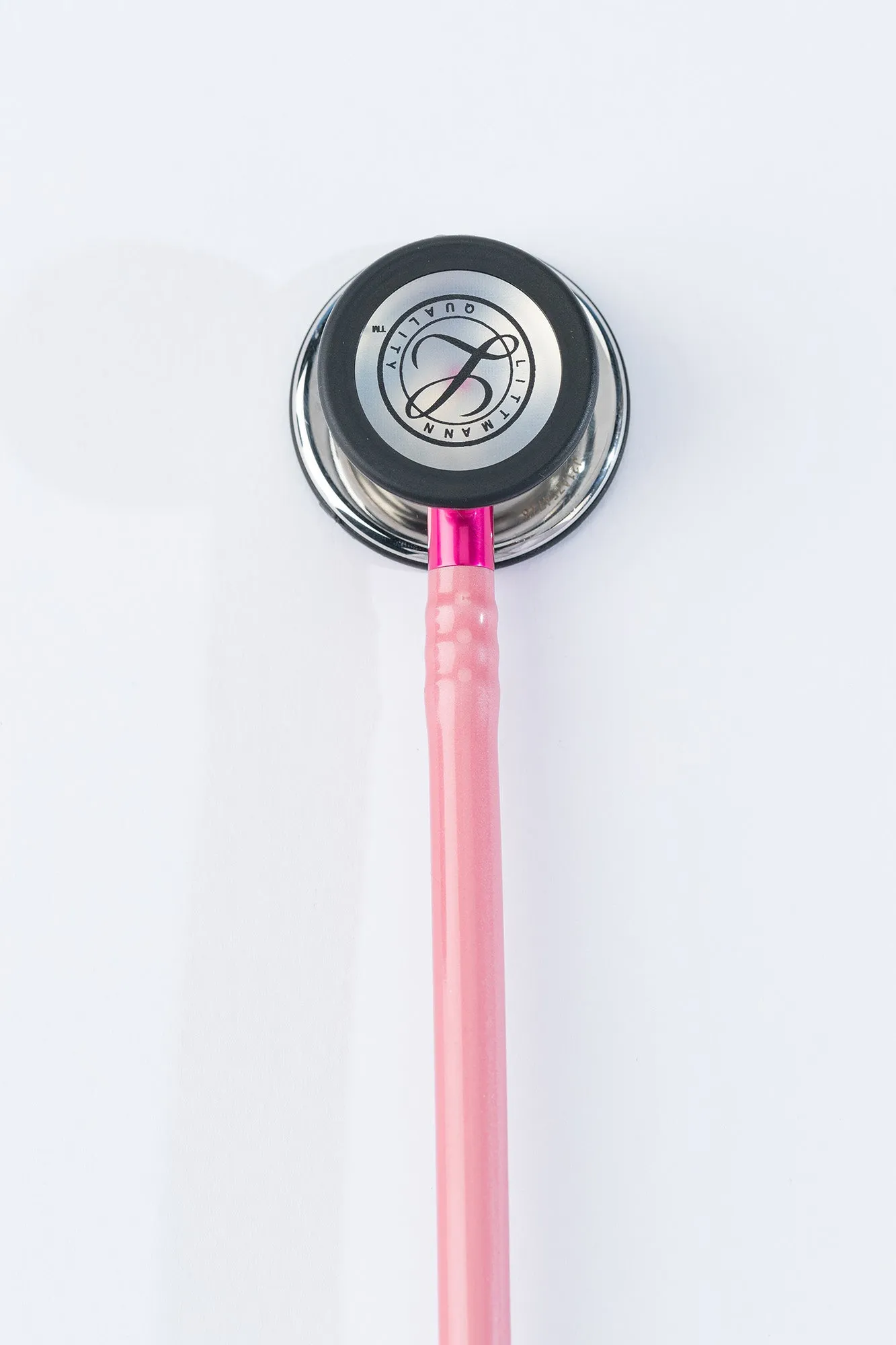 3M™ Littmann®  Classic III™ Monitoring Stethoscope, Mirror Chestpiece, Pearl Pink Tube, Pink Stem and Smoke Headset, 27 inch, 5962