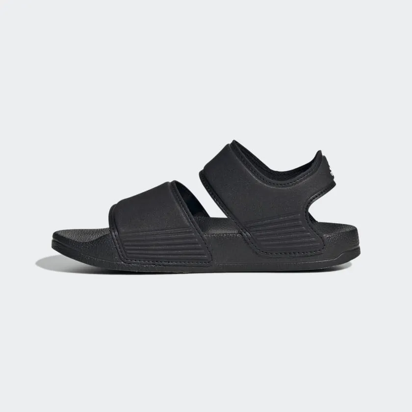 ADIDAS KID'S ADILETTE BLACK SANDAL