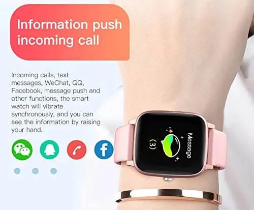 Android Smart Watch Heart rate Monitor with Body Temperature