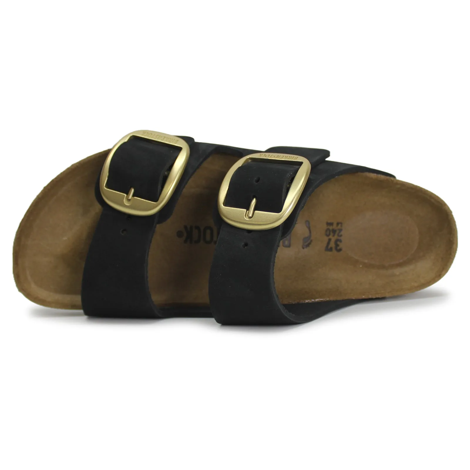 Arizona Big Buckle Nubuck Leather Unisex Comfort Sandals - UK 4.5 - US 6 Women / 4 Men - EU 37