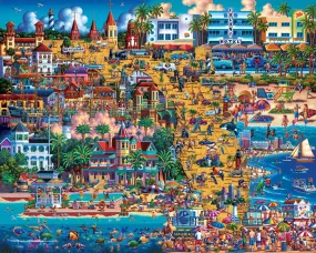 Best Of FLORIDA Mini Travel Puzzle Gift-60 Piece Jigsaw FL Puzzle