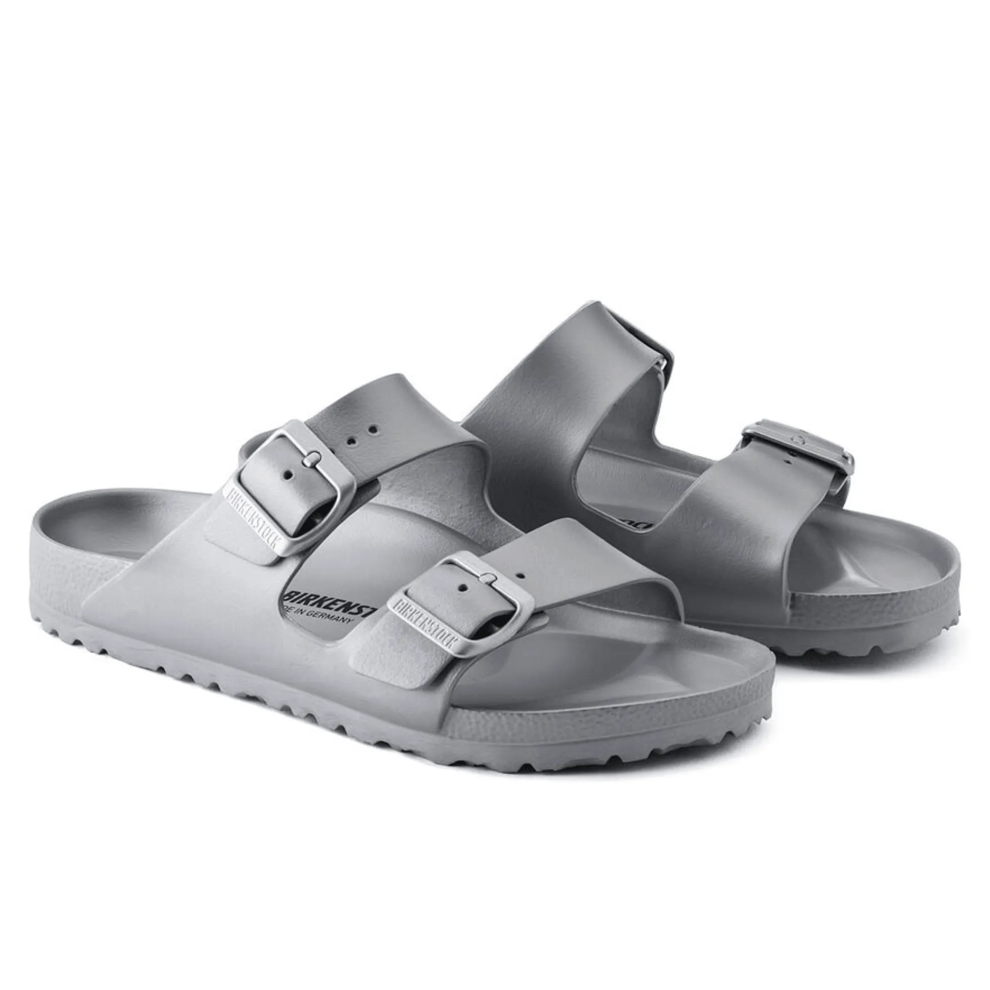 Birkenstock Arizona Metallic Silver EVA Narrow