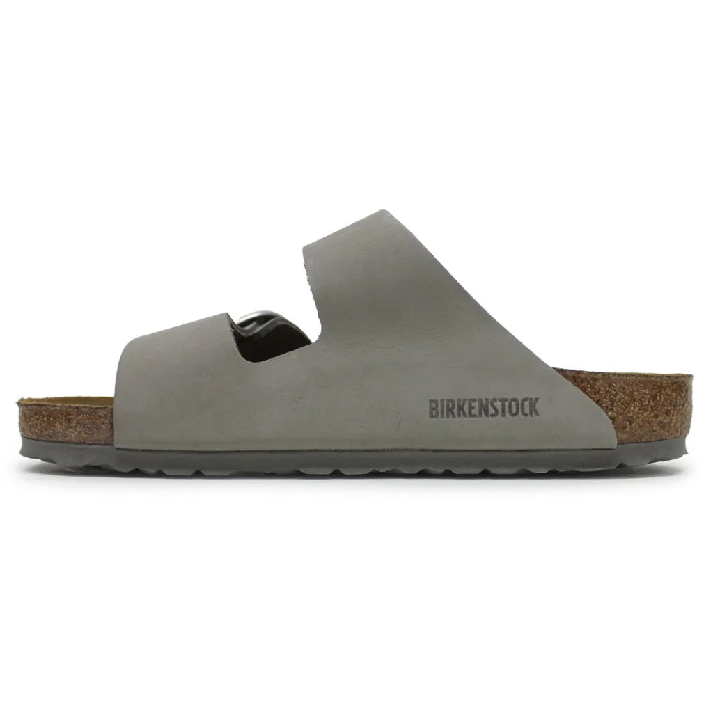 Birkenstock Unisex Sandals Arizona Big Buckle Buckle Slides Nubuck Leather - UK 5.5