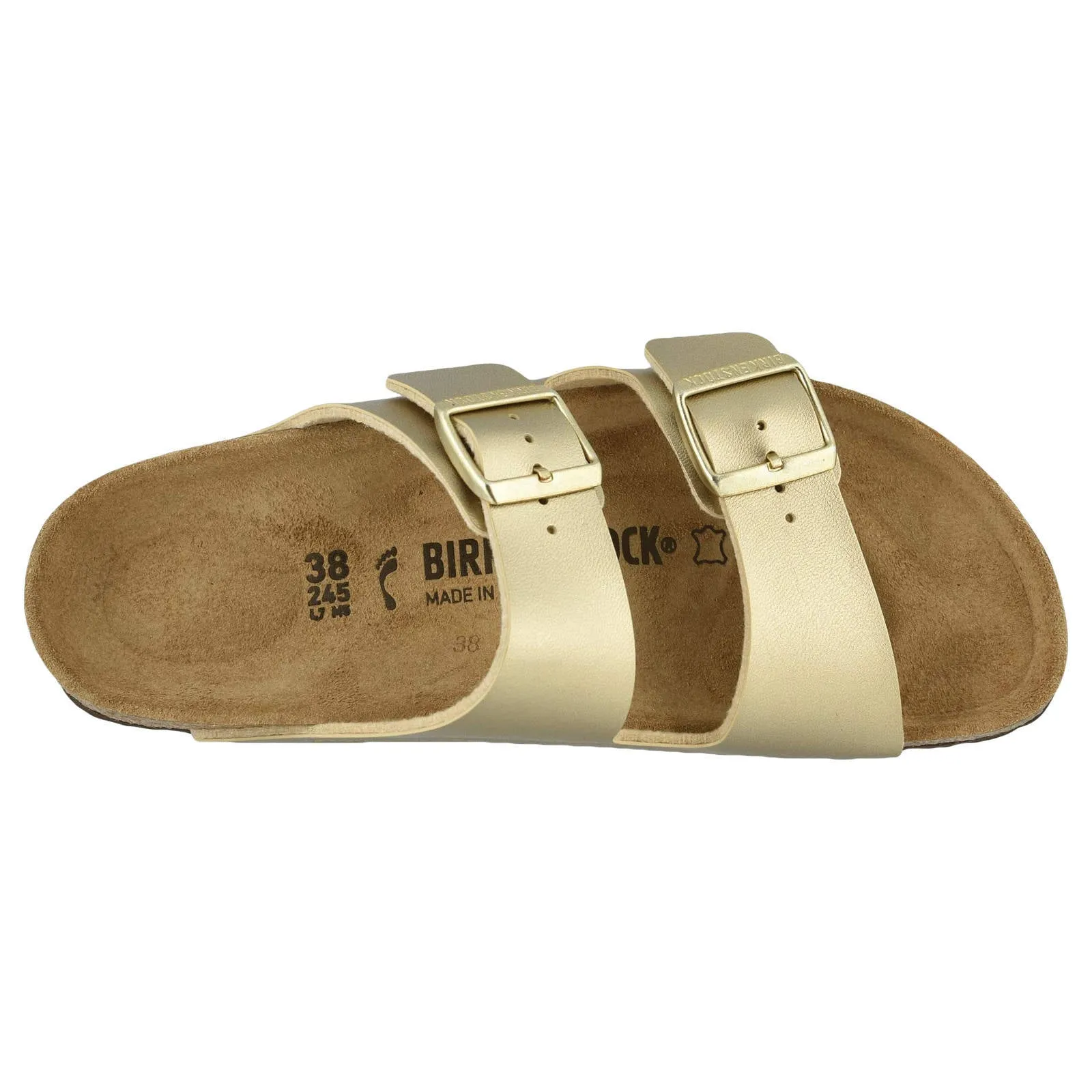 Birkenstock Unisex Sandals Arizona BS Buckles Straps Slides Birko-Flor - UK 7.5