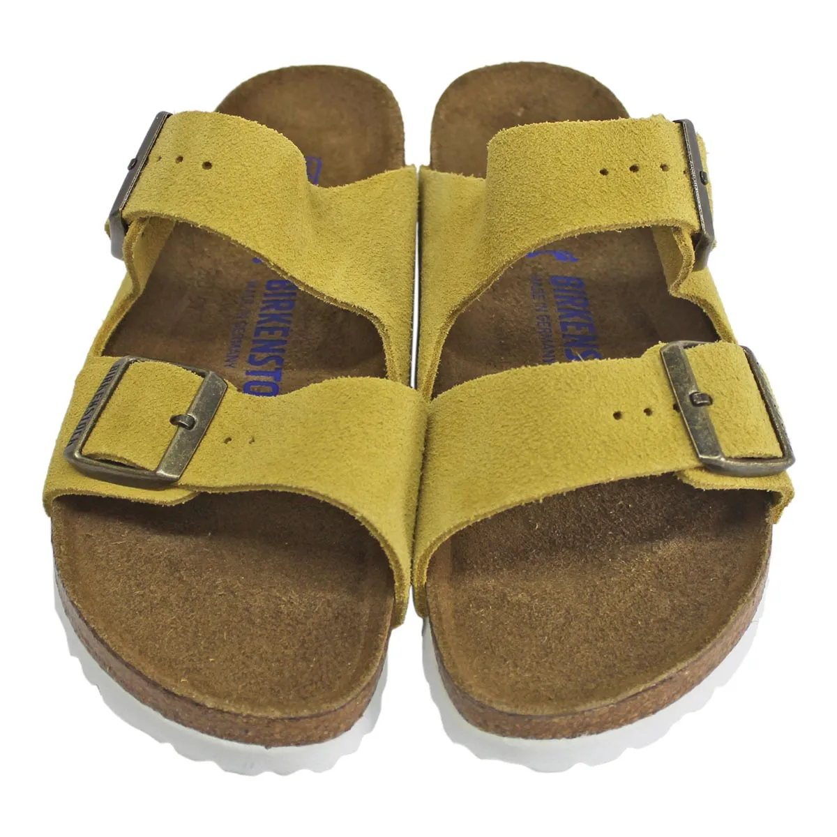 Birkenstock Unisex Sandals Arizona Soft Footbed Open-Back Unisex Unisex Suede - UK 4.5