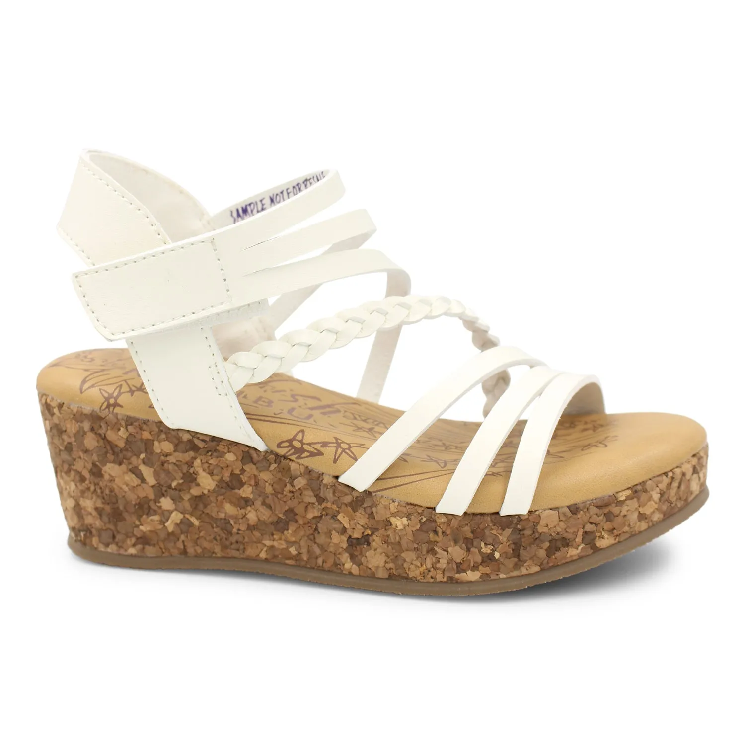 Blowfish Kid's Liddie-K Wedge Sandal - Coconut Dyecut