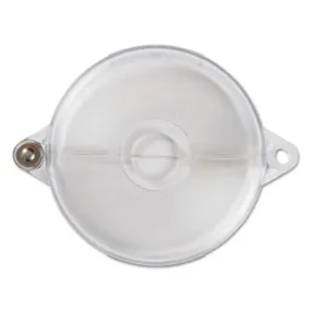 Brady® Clear Gate Valve Lockouts, 0.375 in Dia. Shackle, 7.3w x 1.9h, Transparent, 145582