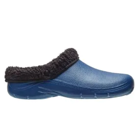 Briers Navy Comfi Fleece Clogs - Size 11