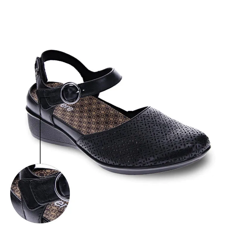 Calabria Black -  Revere Comfort Shoes at Brandys Shoes