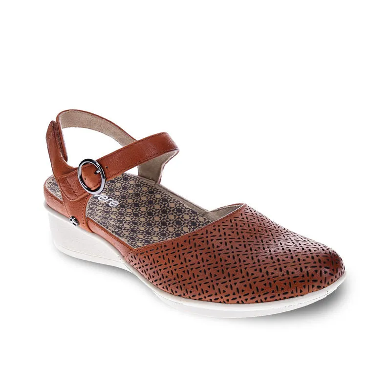 Calabria Cognac -  Revere Comfort Shoes at Brandys Shoes