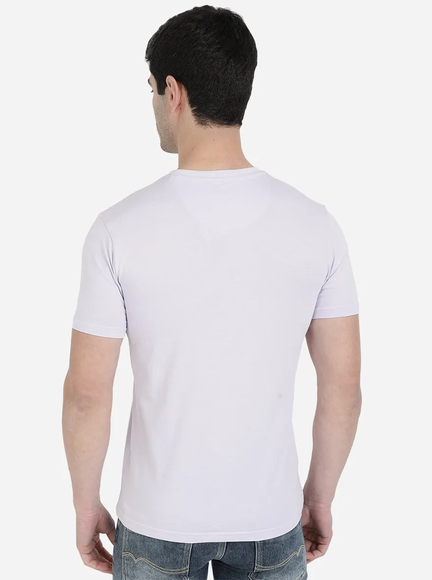 Cool Grey Solid Slim Fit T-Shirt | JadeBlue