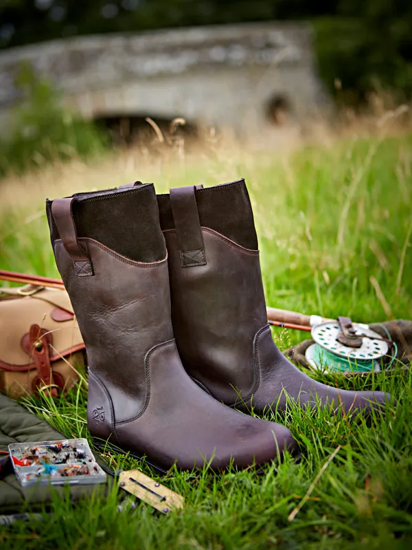 Country Boot in Quality Brown Leather - Men's