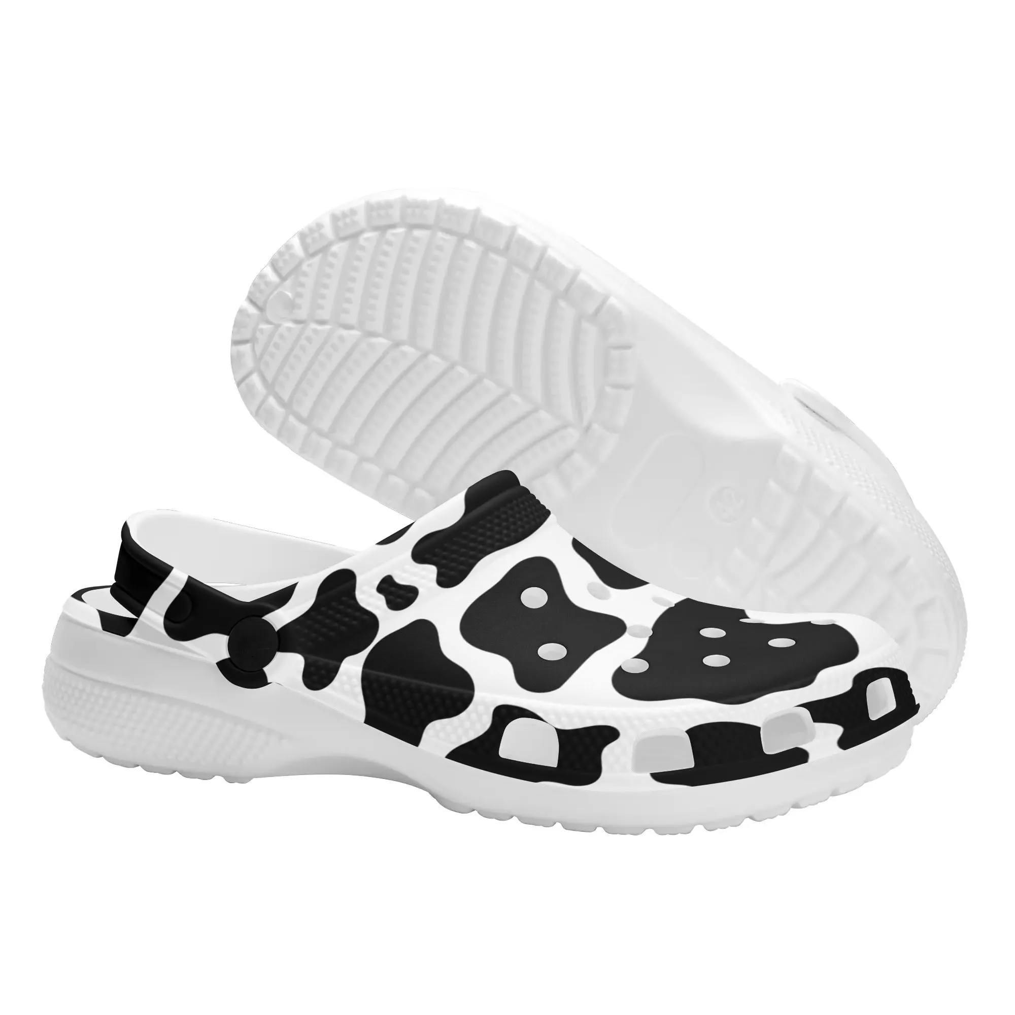 Cow Print Clogs Cow Pattern Clogs Cow Clogs Womens All Over Printing Classic Sandals