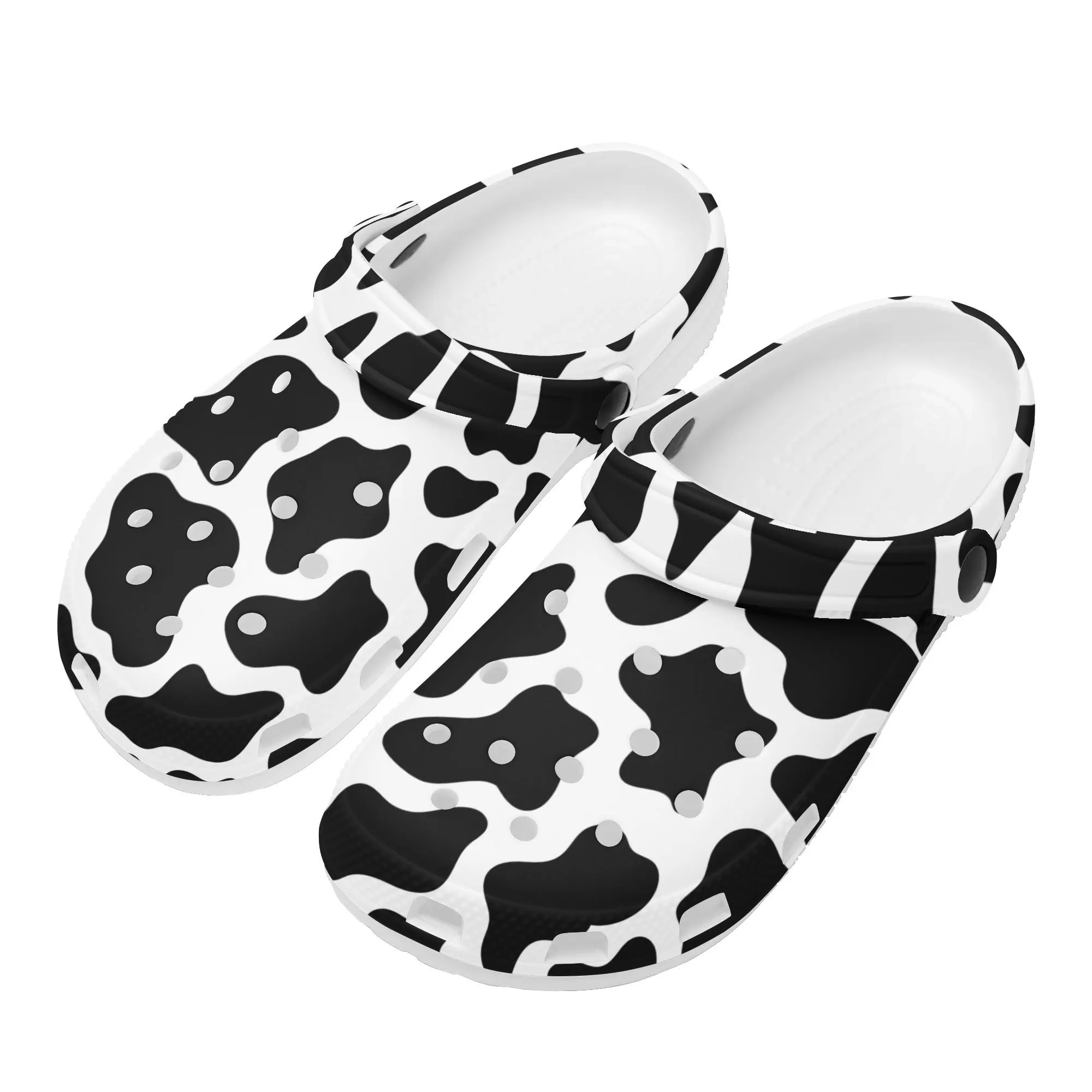 Cow Print Clogs Cow Pattern Clogs Cow Clogs Womens All Over Printing Classic Sandals