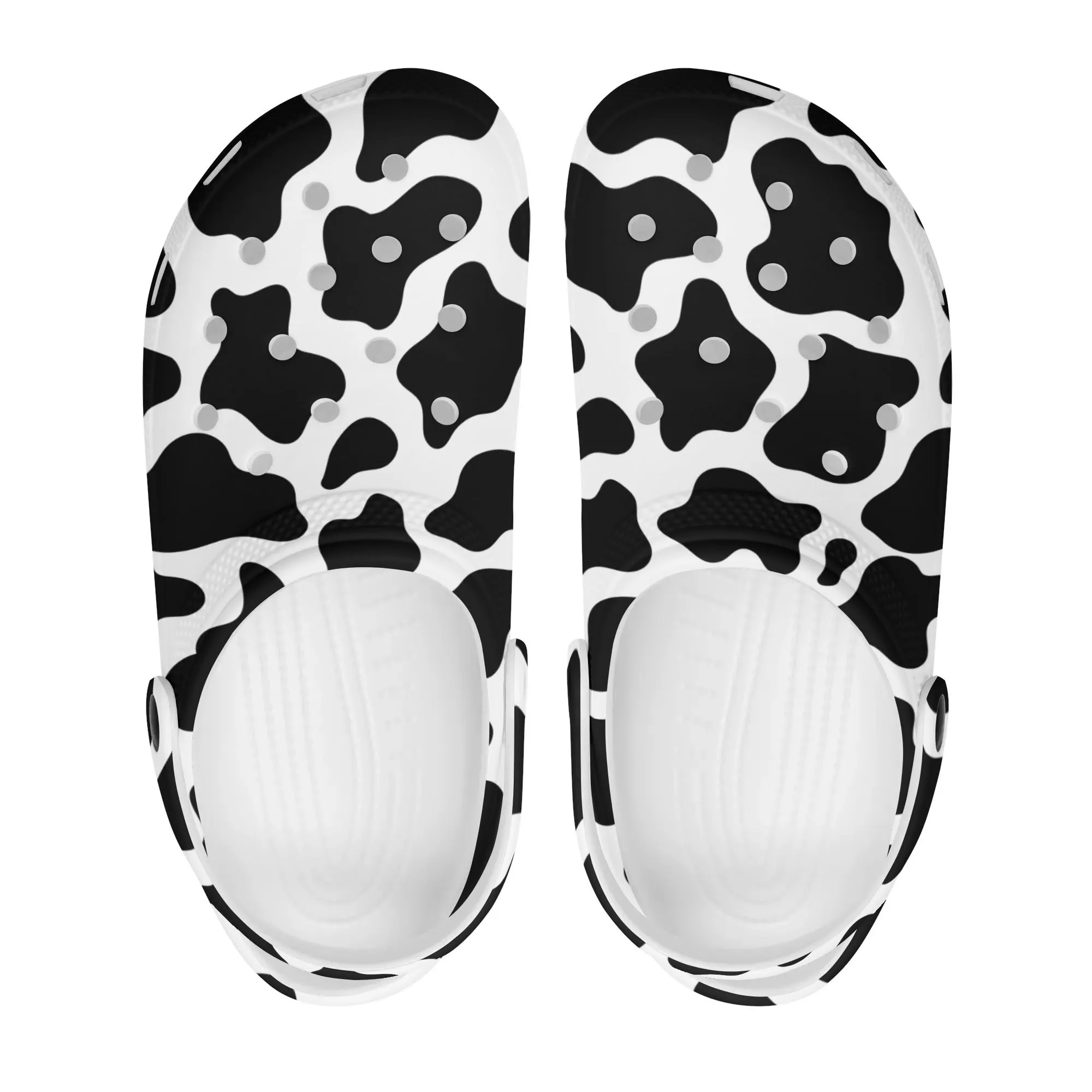 Cow Print Clogs Cow Pattern Clogs Cow Clogs Womens All Over Printing Classic Sandals