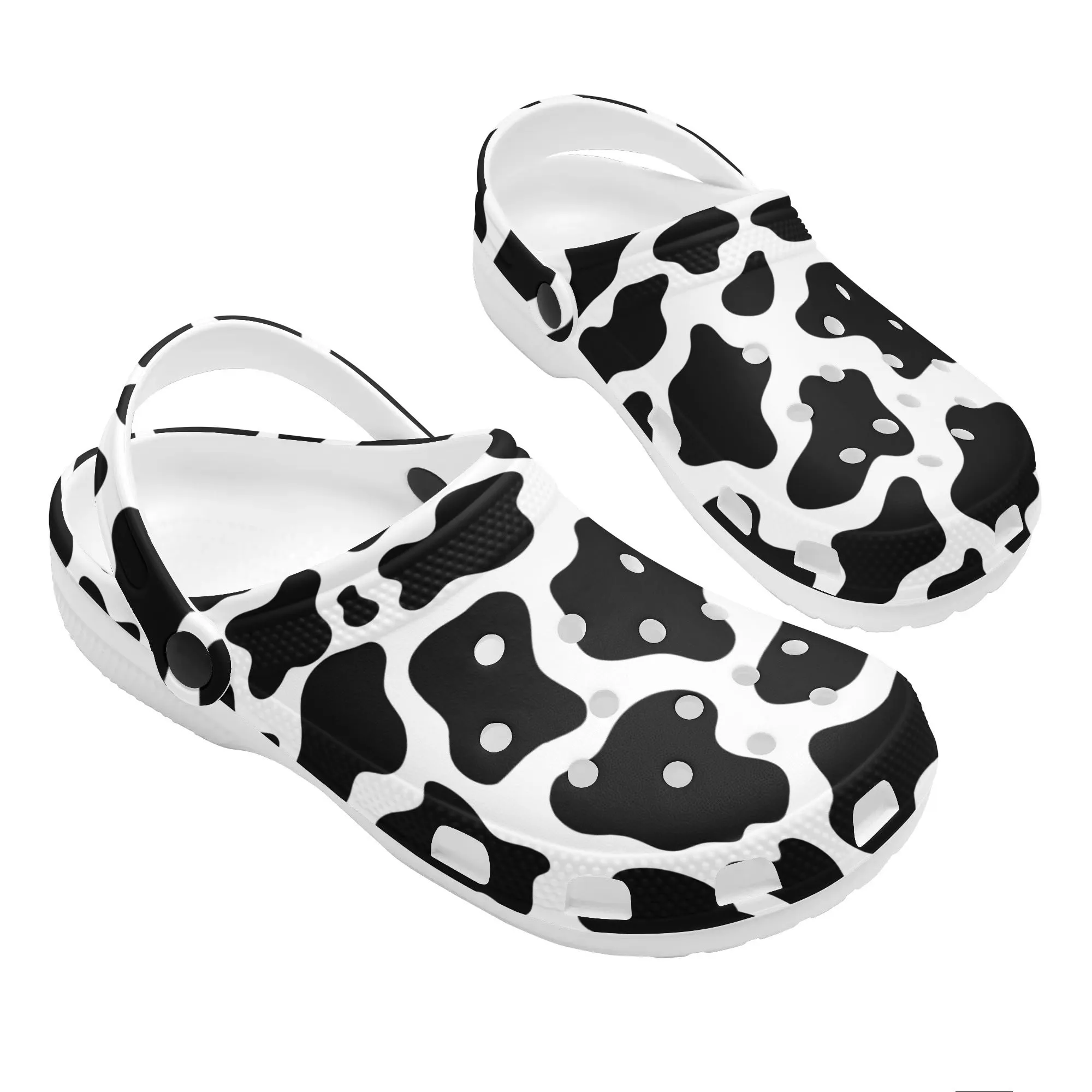 Cow Print Clogs Cow Pattern Clogs Cow Clogs Womens All Over Printing Classic Sandals