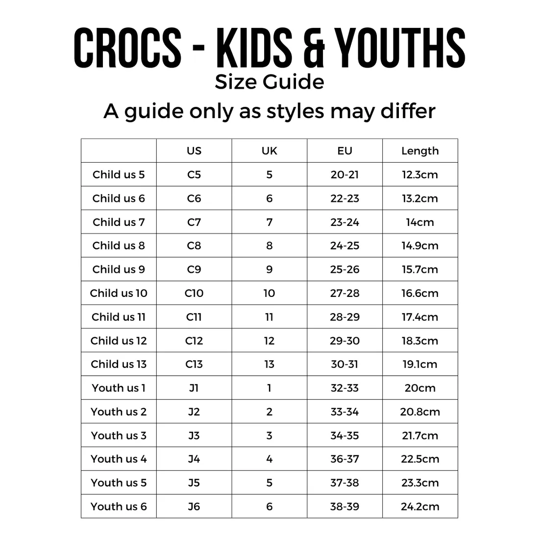 Crocs Kids Classic All-Terrain Clog Navy Kids/Youths