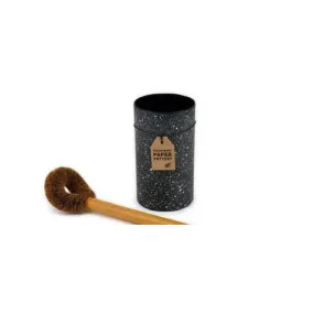 DALBY BLACK GRANITE TOILET BRUSH HOLDER