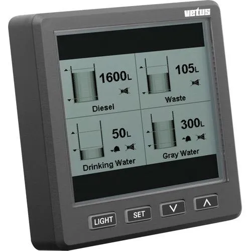 Display for Level Indication via Bus-System Max 4 Tanks