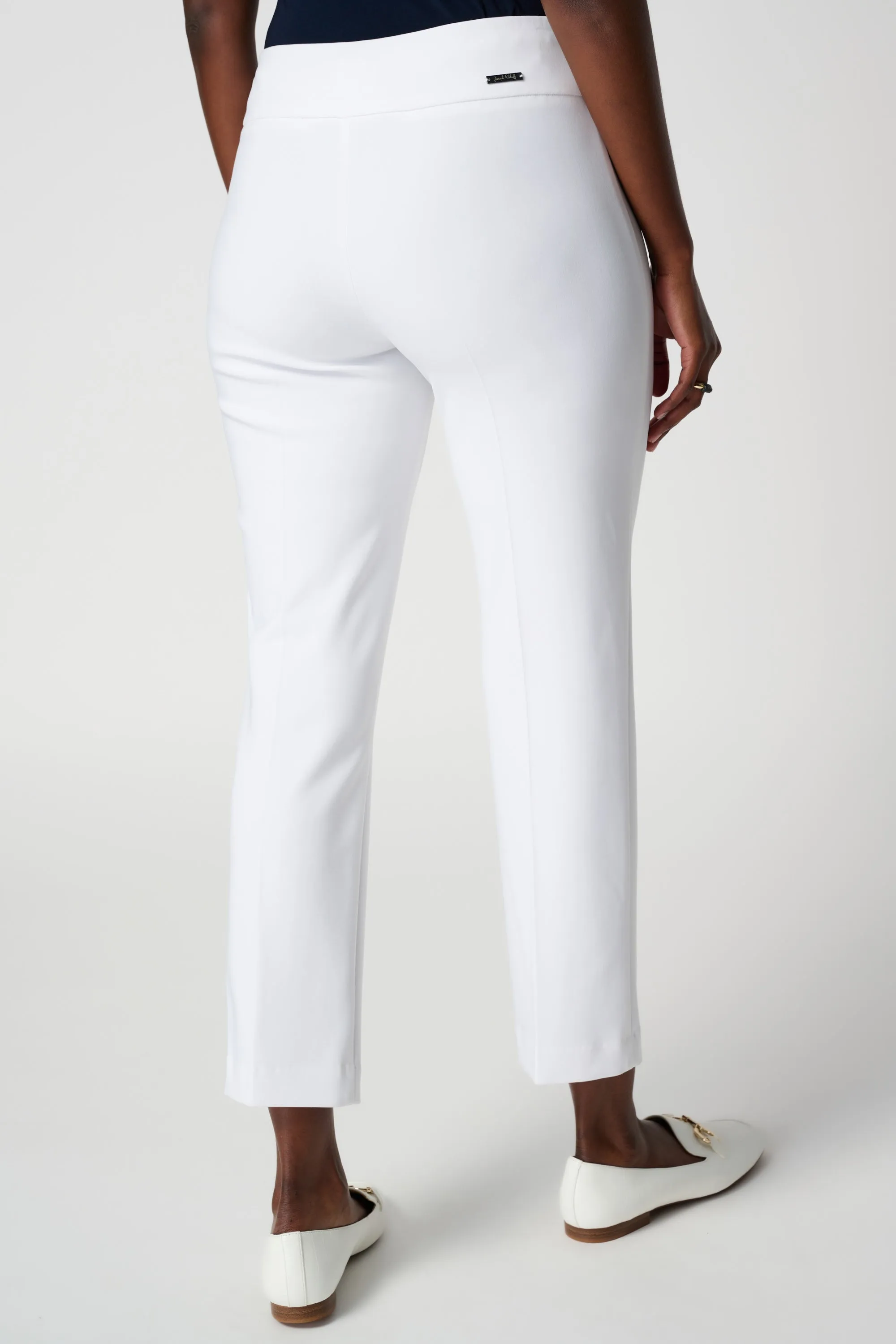 Essential Slim Cropped Pant, Vanilla