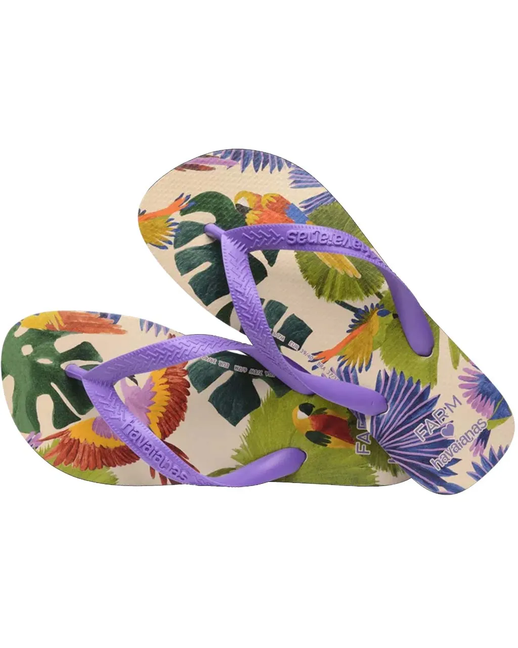 Farm Rio Birds   Palms Sandal