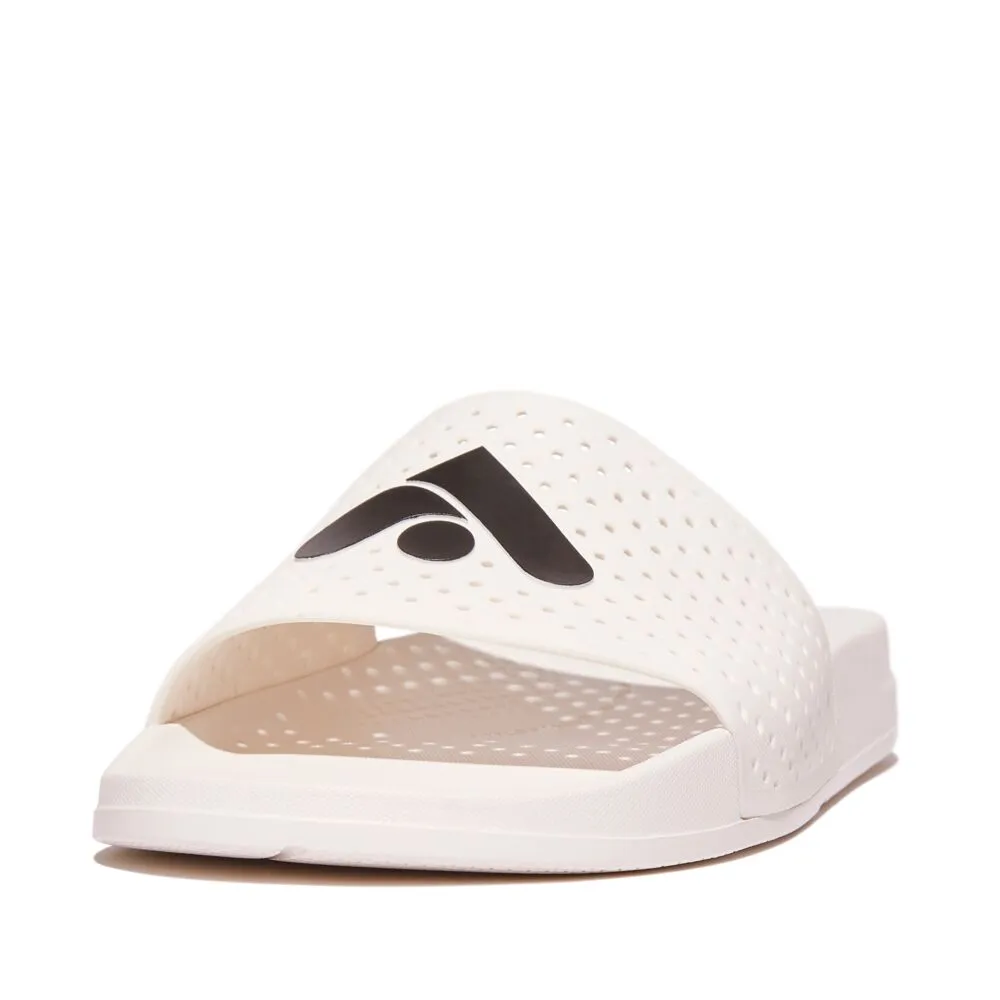 Fitflop iQushion Mens Arrow Pool Slide White