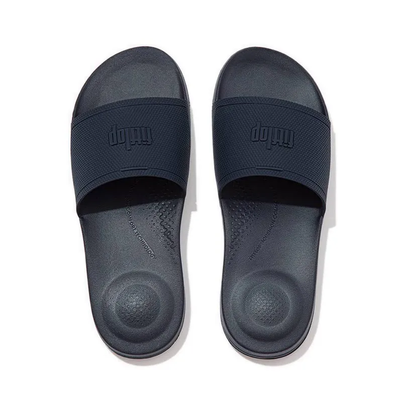 Fitflop Iqushion Men's Pool Slides - Midnight Navy