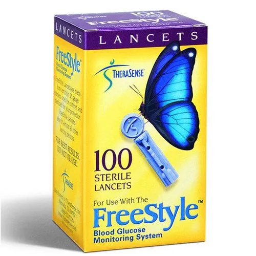 Freestyle Blood Glucose Finger Lancets (100 Count)