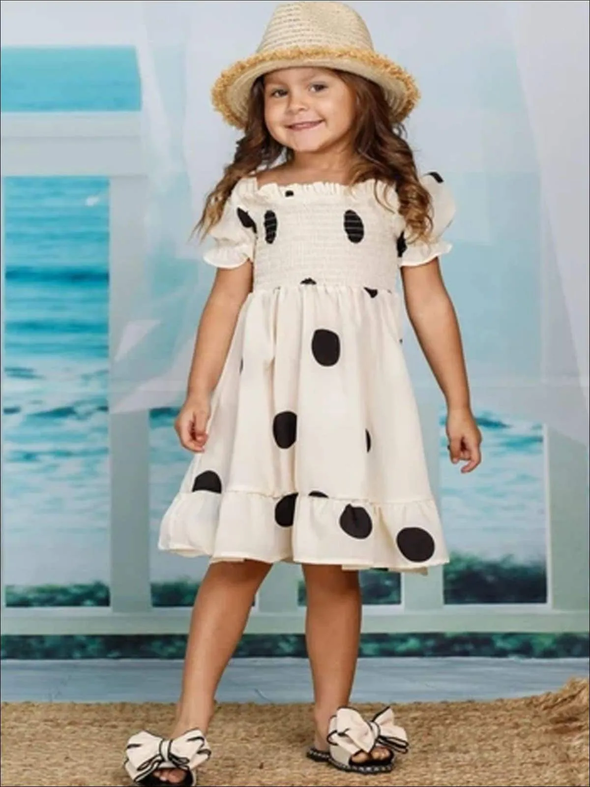 Girls Love the Dots Midi Dress