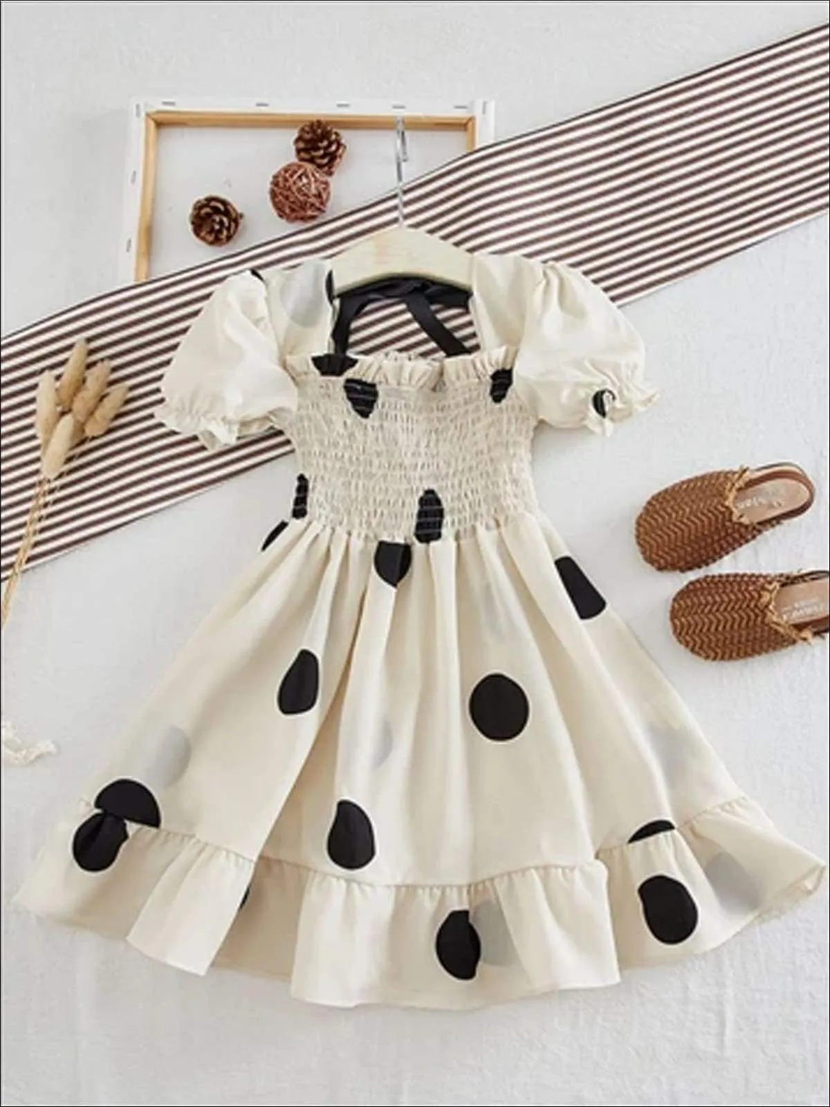 Girls Love the Dots Midi Dress