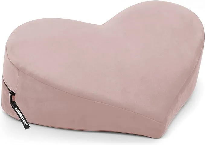 Heart Wedge Microvelvet In Rose - Liberator