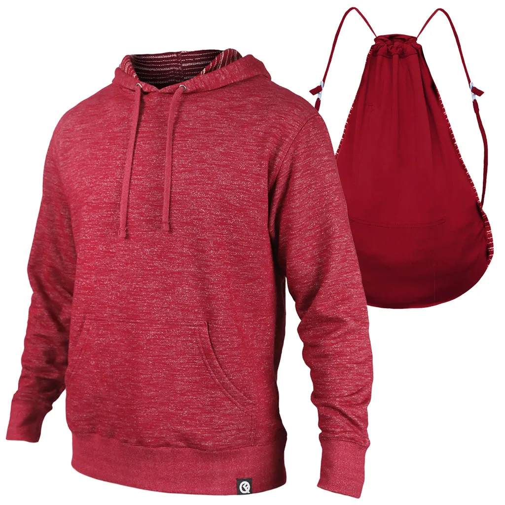 Hermosa Pullover Hoodie (Rojo Cardenal)