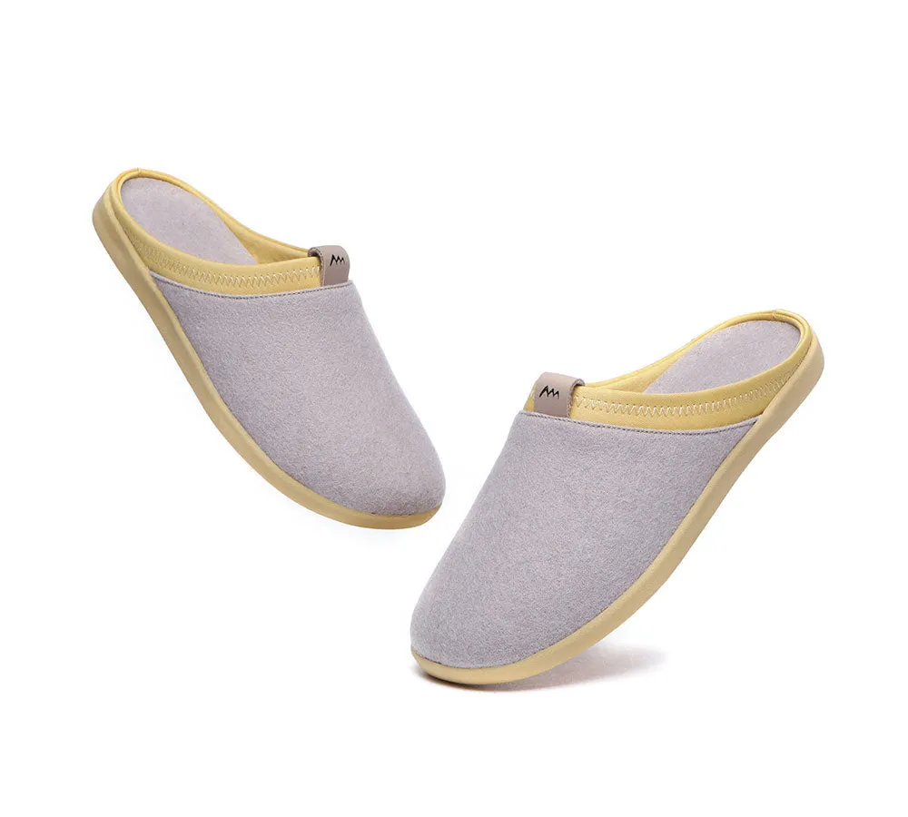 Home Slippers Unisex Wool Blend Colorful Soft Slippers