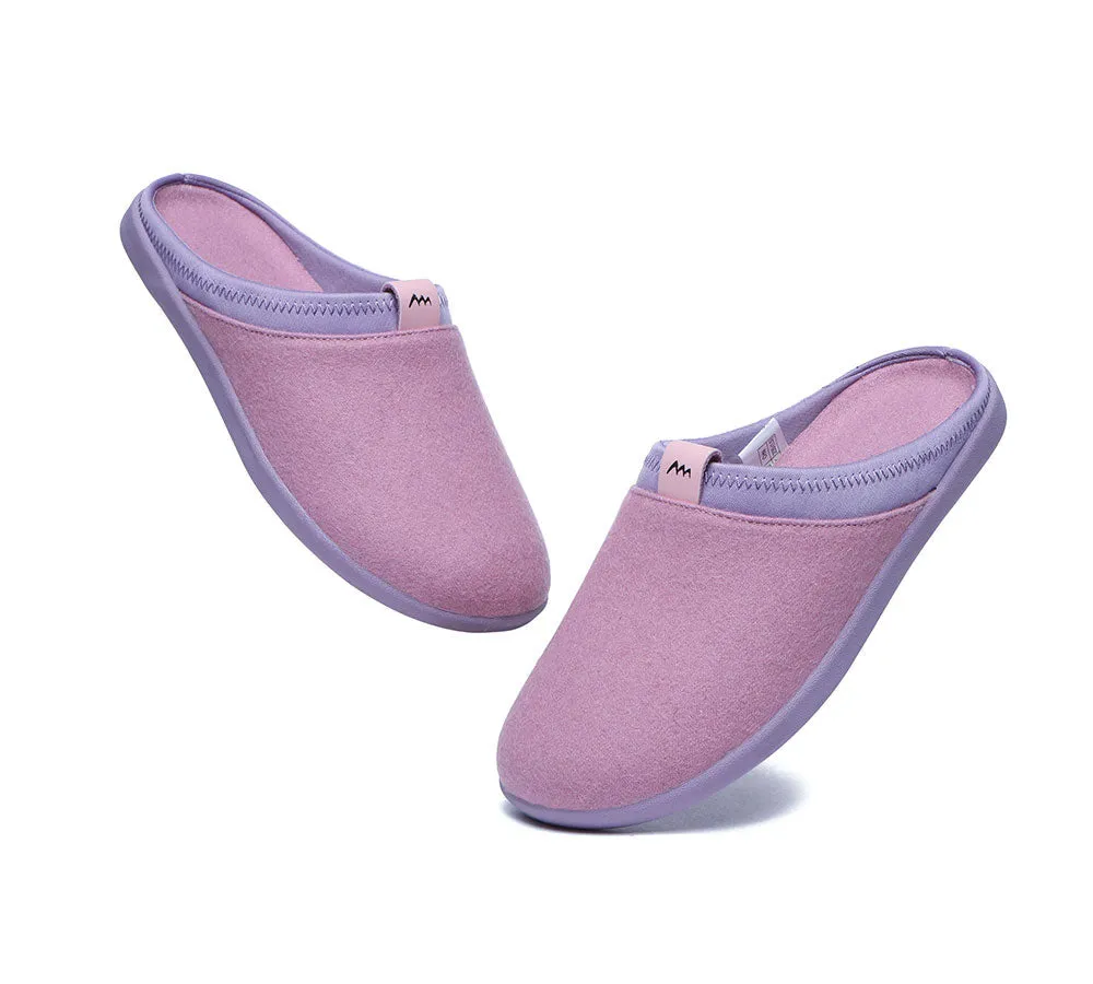 Home Slippers Unisex Wool Blend Colorful Soft Slippers