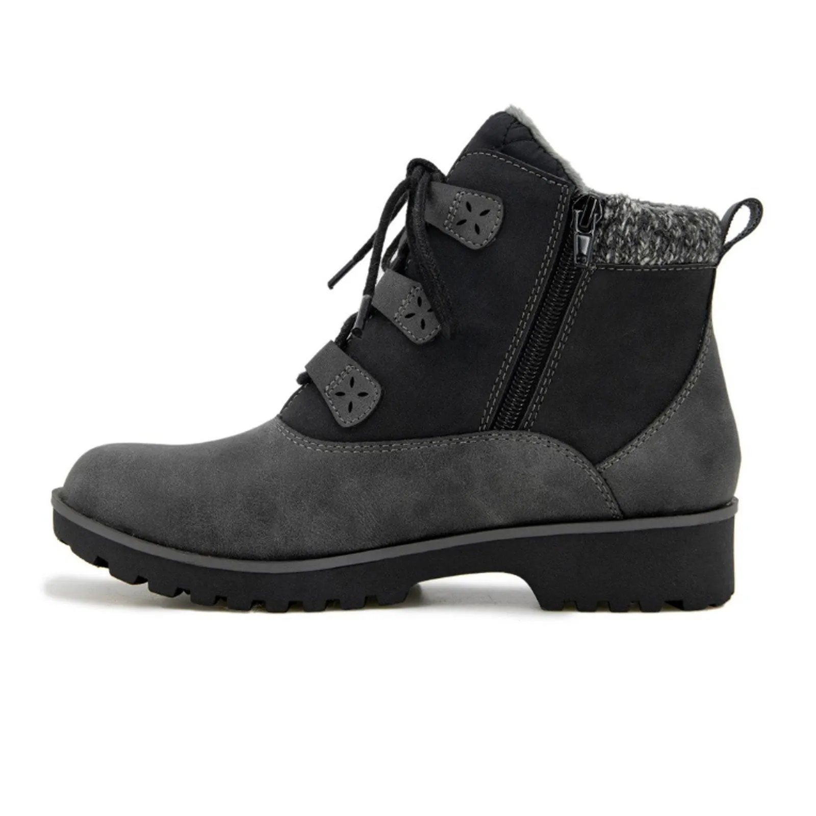 JBU Blackstone Ankle Boot (Women) - Black/Charcoal