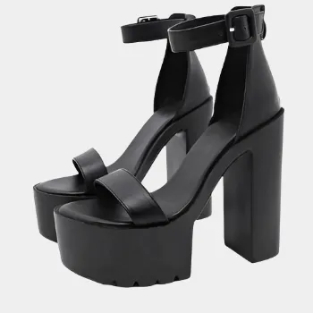 Joskaa 2024 New Chunky Heel Sandal