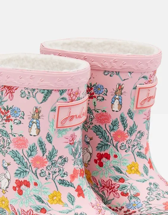 Joules Baby Girls Printed Wellies