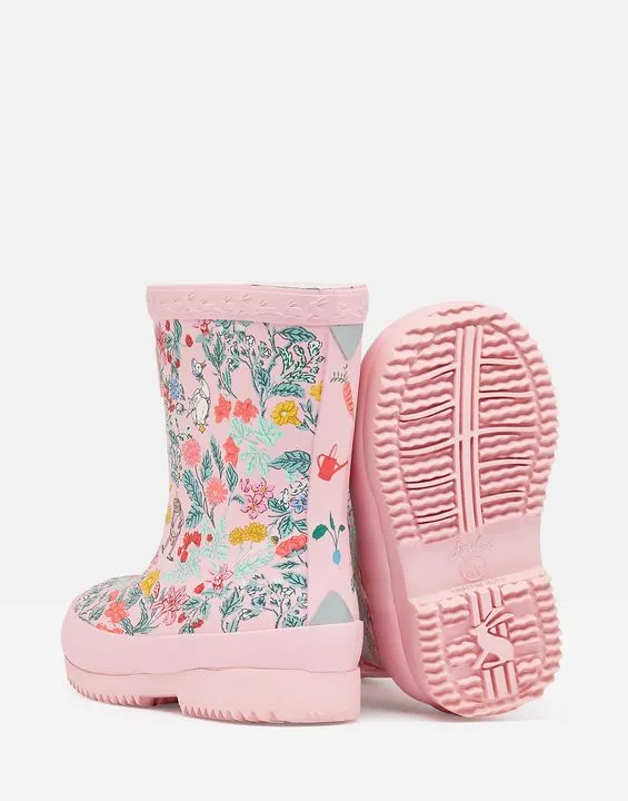 Joules Baby Girls Printed Wellies