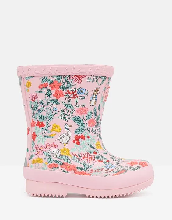 Joules Baby Girls Printed Wellies