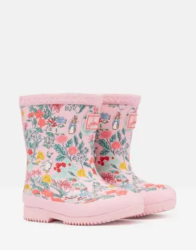 Joules Baby Girls Printed Wellies