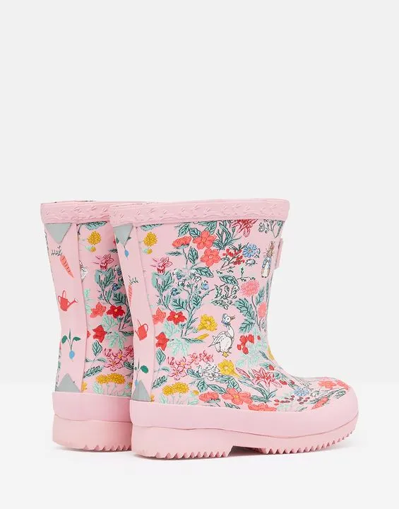 Joules Baby Girls Printed Wellies