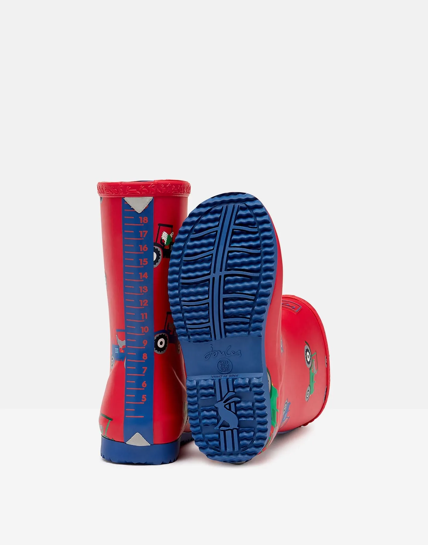 Joules Boys Roll Up Flexible Wellies