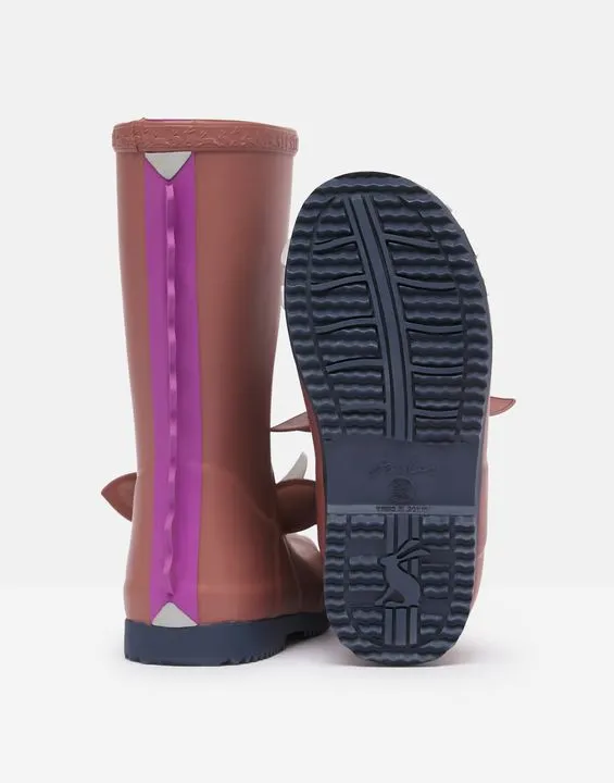 Joules Girls Roll Up Flexible Wellies