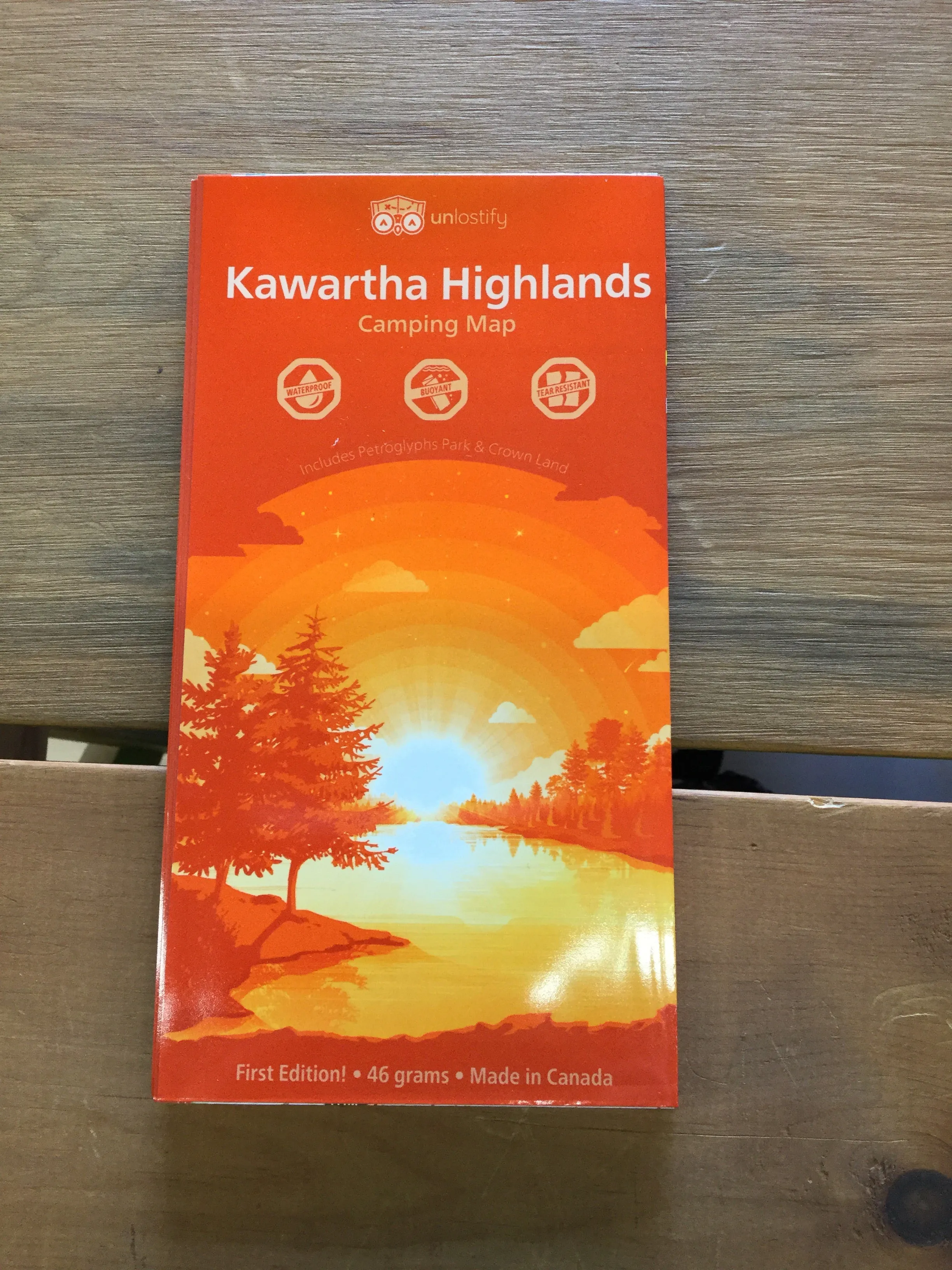 Kawartha Highlands Waterproof Map | Unlostify