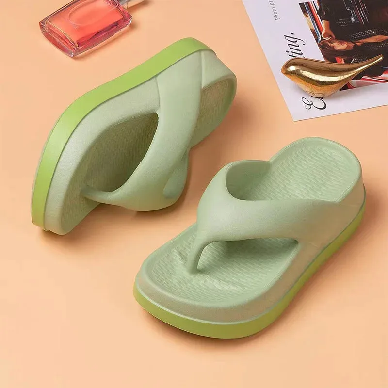 Korean Style Thick Sole Summer Slippers