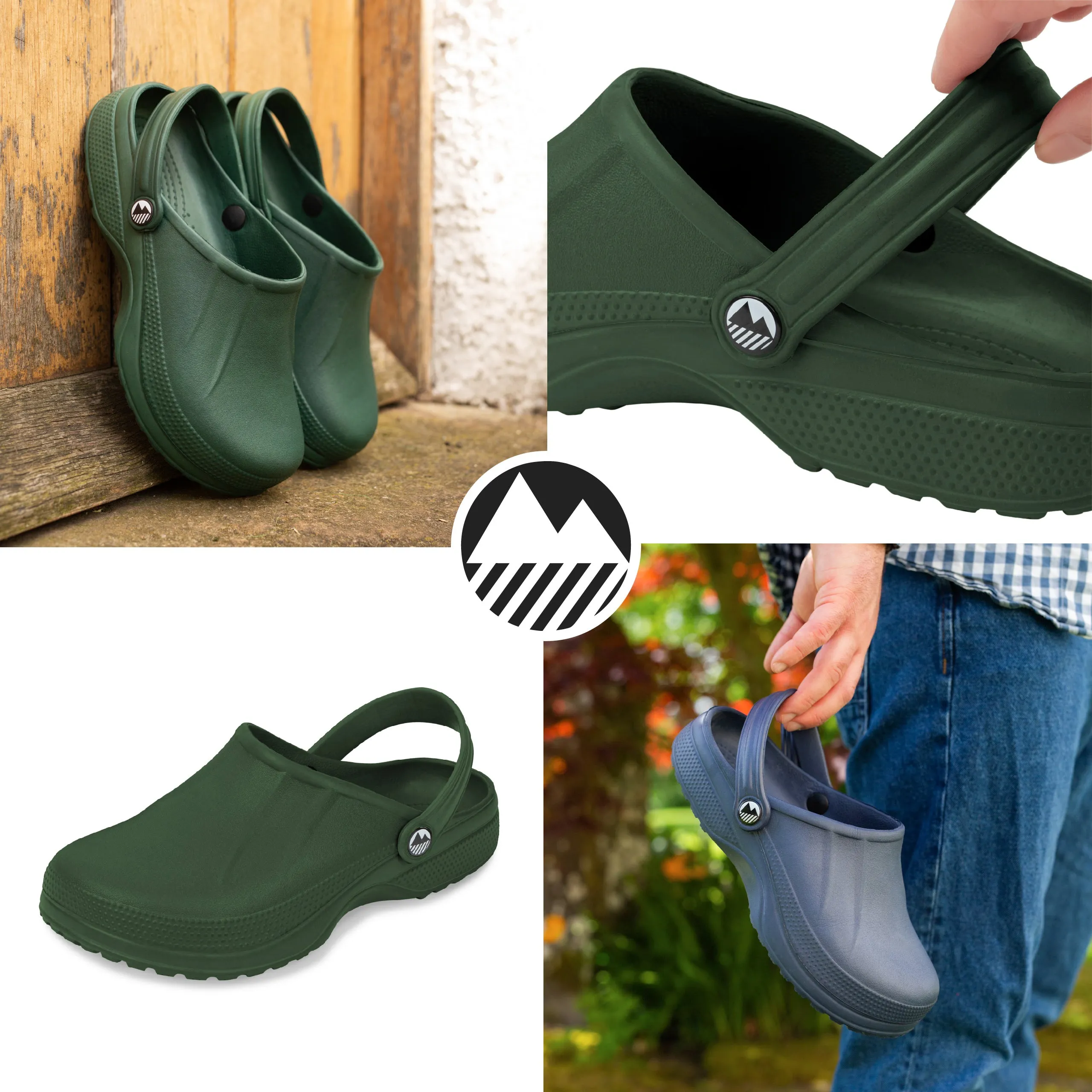 Men's Allonby Classic Garden Clogs - Wide Fit