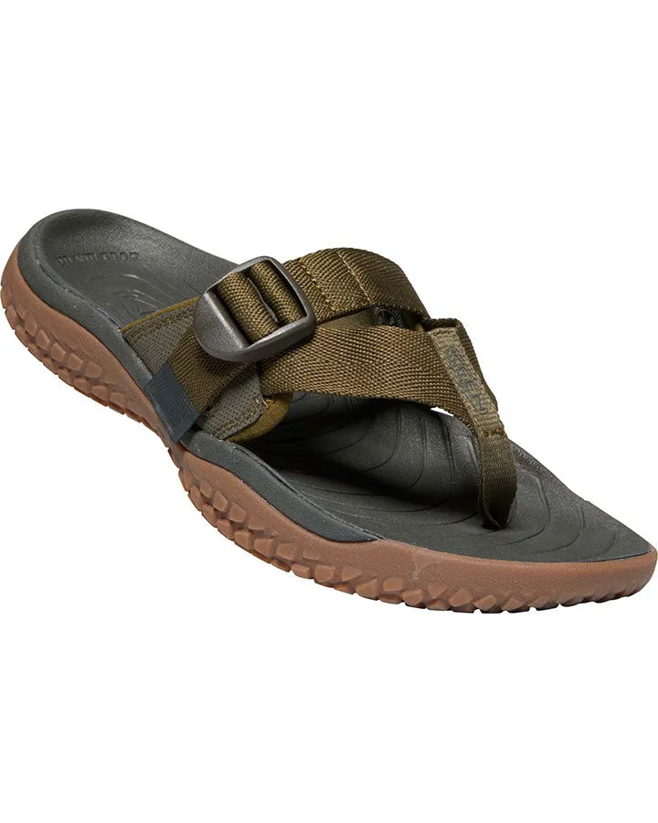 Men's Solr Toe Post Black Gold