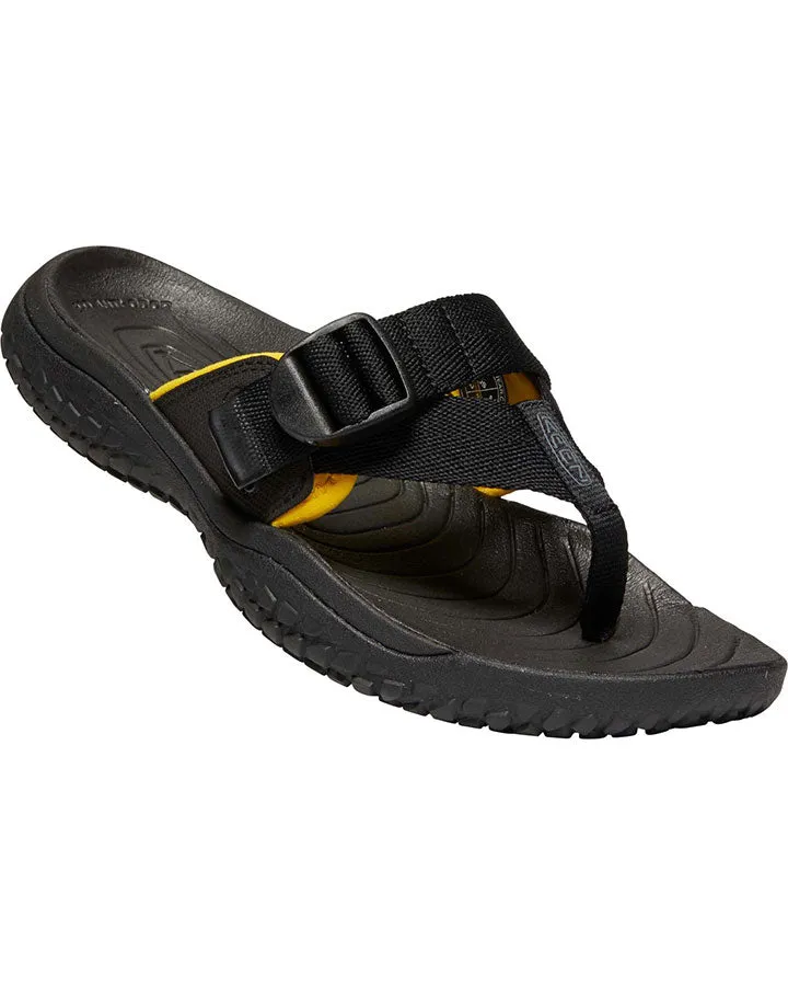 Men's Solr Toe Post Black Gold