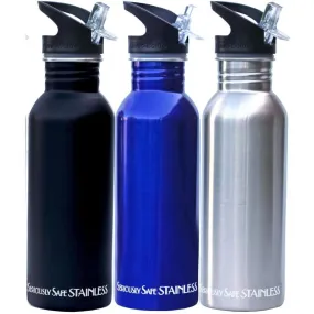 New Wave Stainless Steel Bottle, 600ml